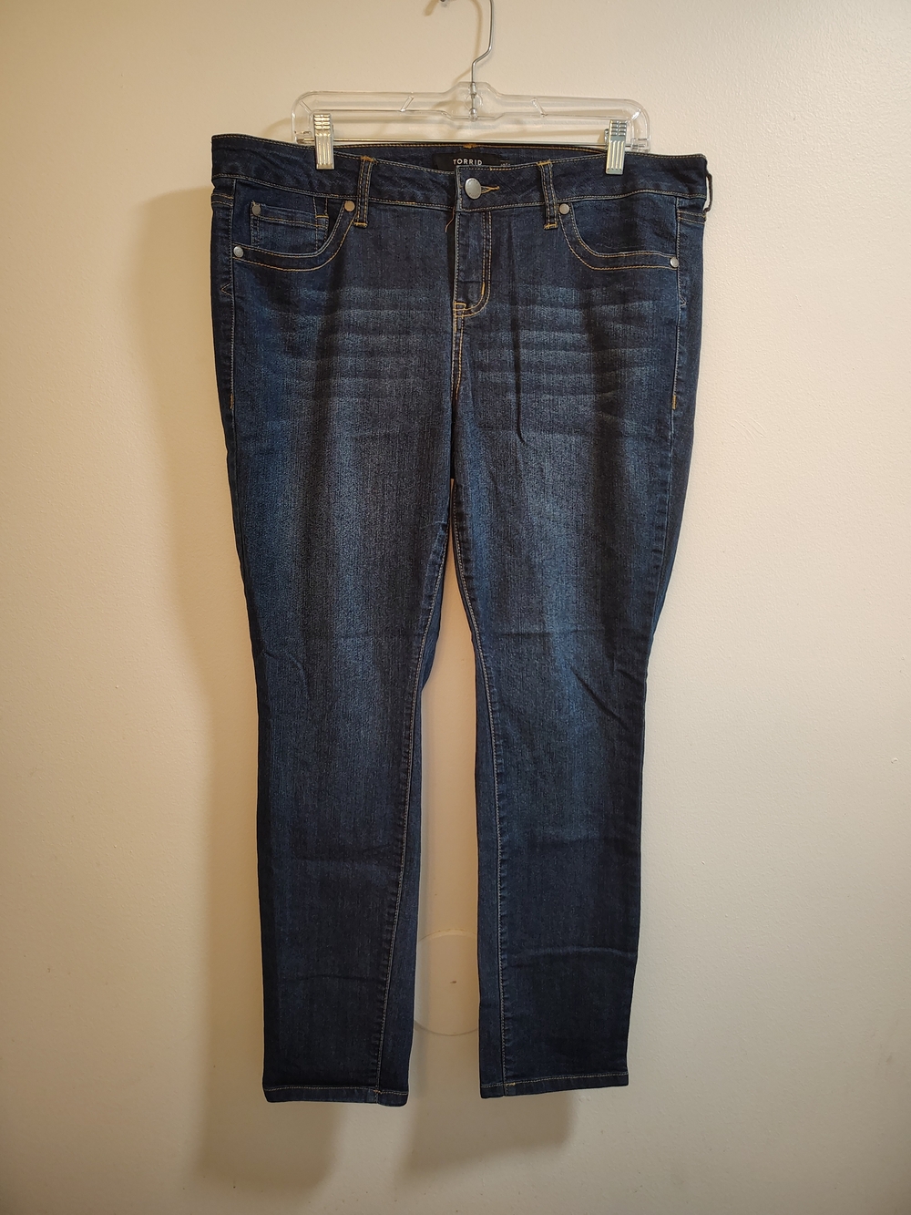 torrid Dark Blue Skinny Jeans - Stretch Slim Fit